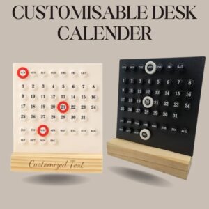 Customizable Desk Calender